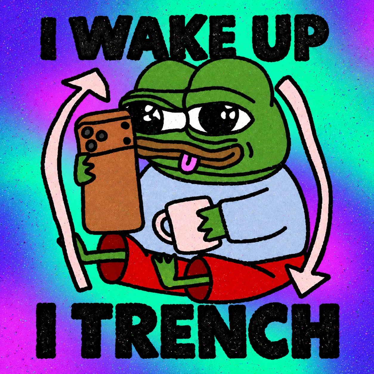 ITRENCH frog waking up and trenching